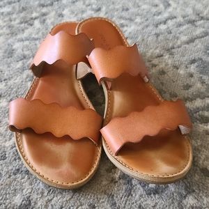 Rock & Candy "Beachie" Brown Flat Sandals